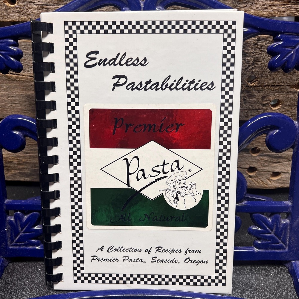 Endless Pastabilities, by Angela Owens-Sidlo Vtg 1996 Cookbook SIGNED